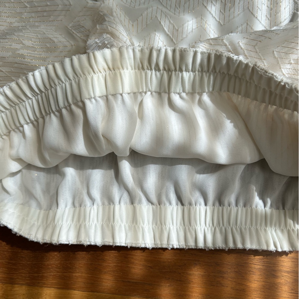 Wayf puff sleeve flowy cropped blouse M/L - Picture 8 of 11